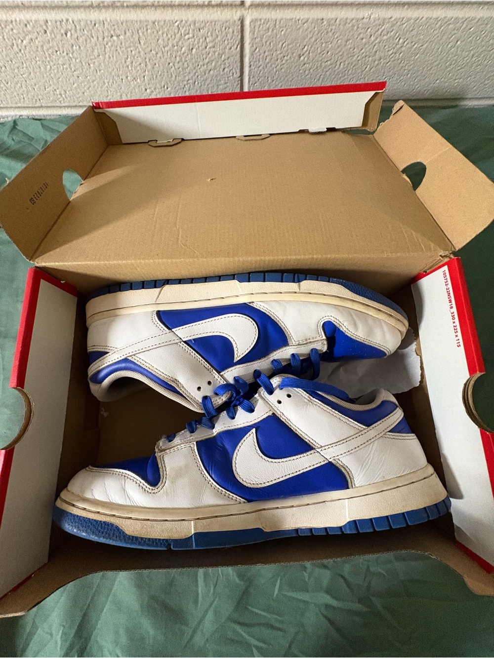 Nike Dunk Low Retro ‘Racer Blue/White’✅